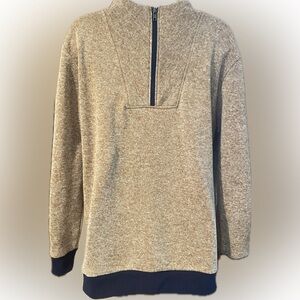 Serra Men 1/4 Zip Sweater Sweatshirt Size Adult XL Long Sleeve Cozy Soft